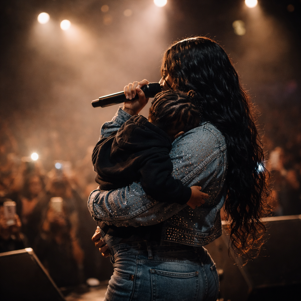 Rihanna Joins A$AP Rocky Onstage with Baby Riot at Concert
