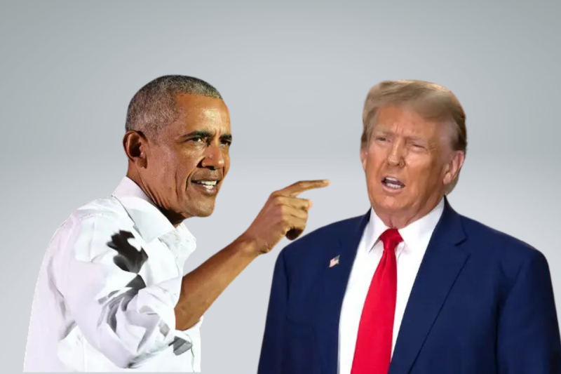 Donald Trump Sparks Outrage by Posting Racist Imagery of Obamas on Graffiti Air Force One